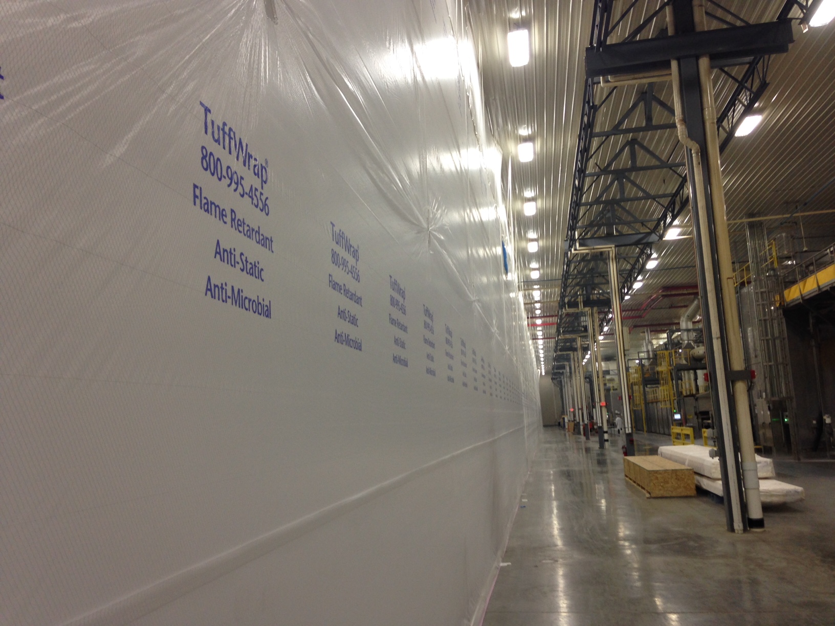 TuffWrap is Food Processing Facility Protected by Hybrid Walls