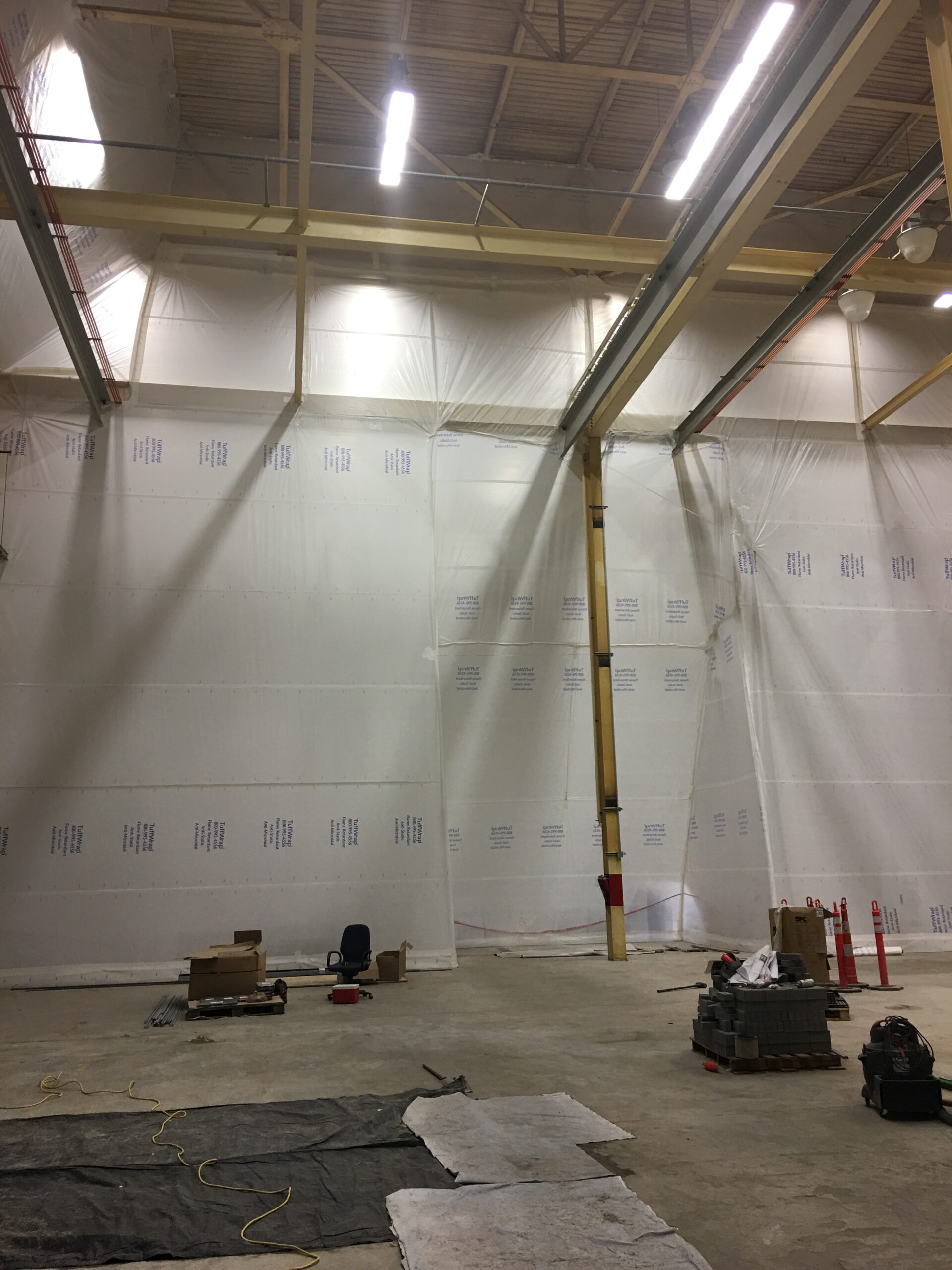 Tuff Wrap Manufacturer uses C.O.R.E. Frameless Walls & Filtration