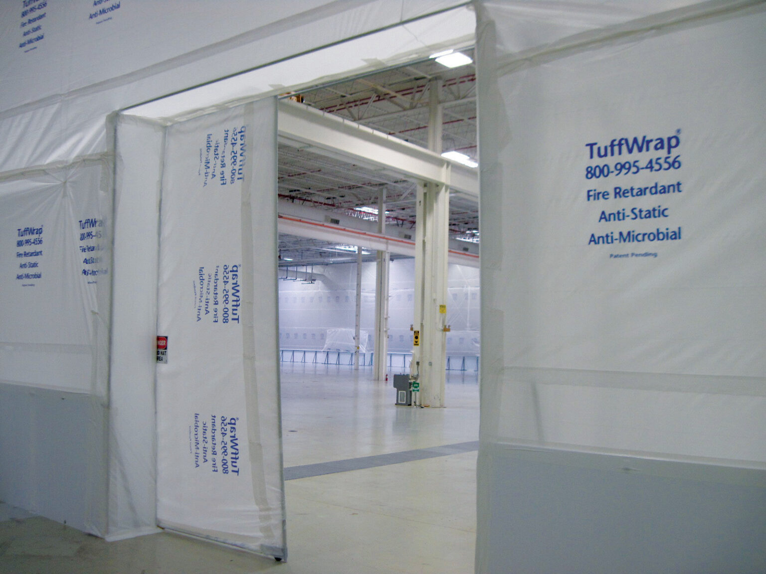 TuffWrap C.O.R.E. Frameless Walls and Doors System